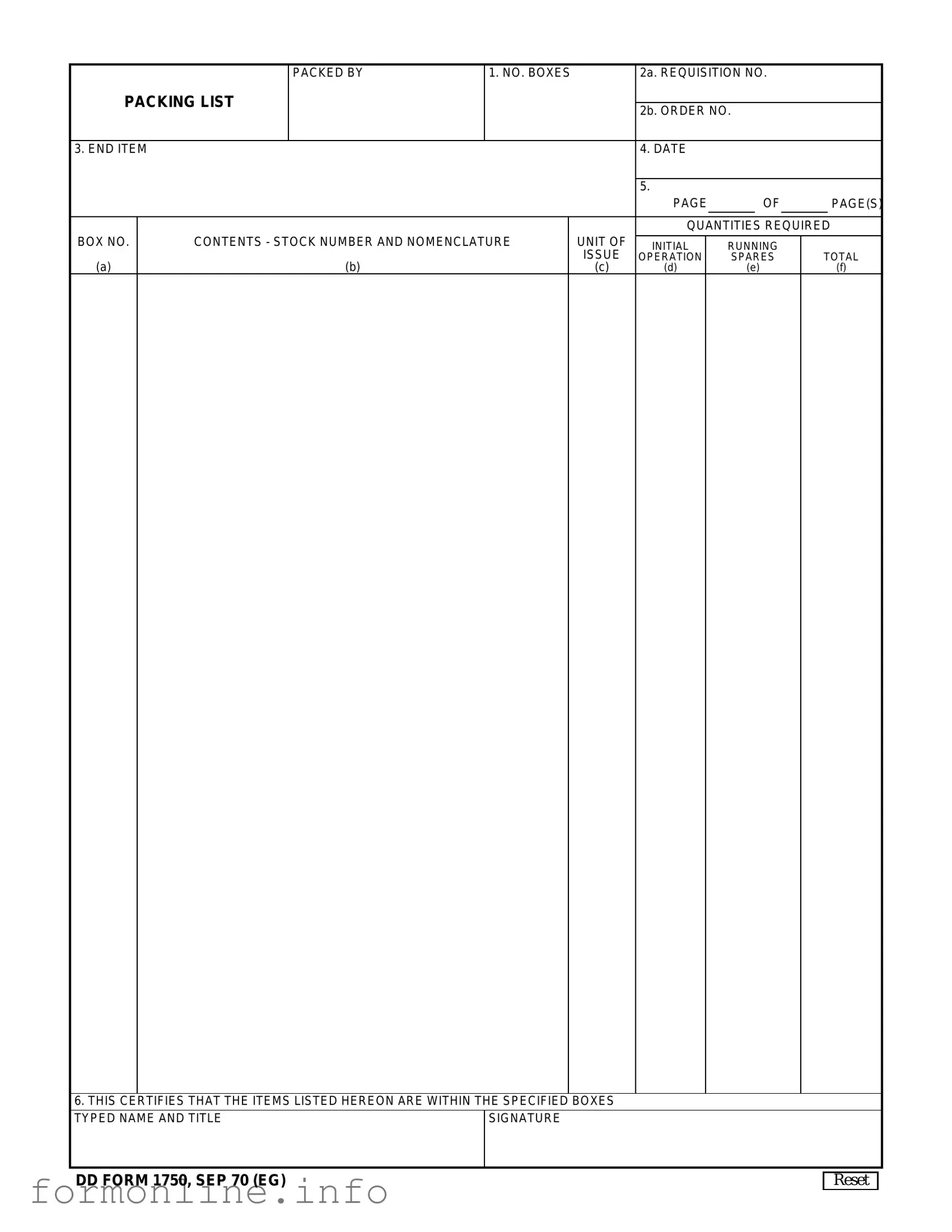 Fill Out a Valid Dd 1750 Form