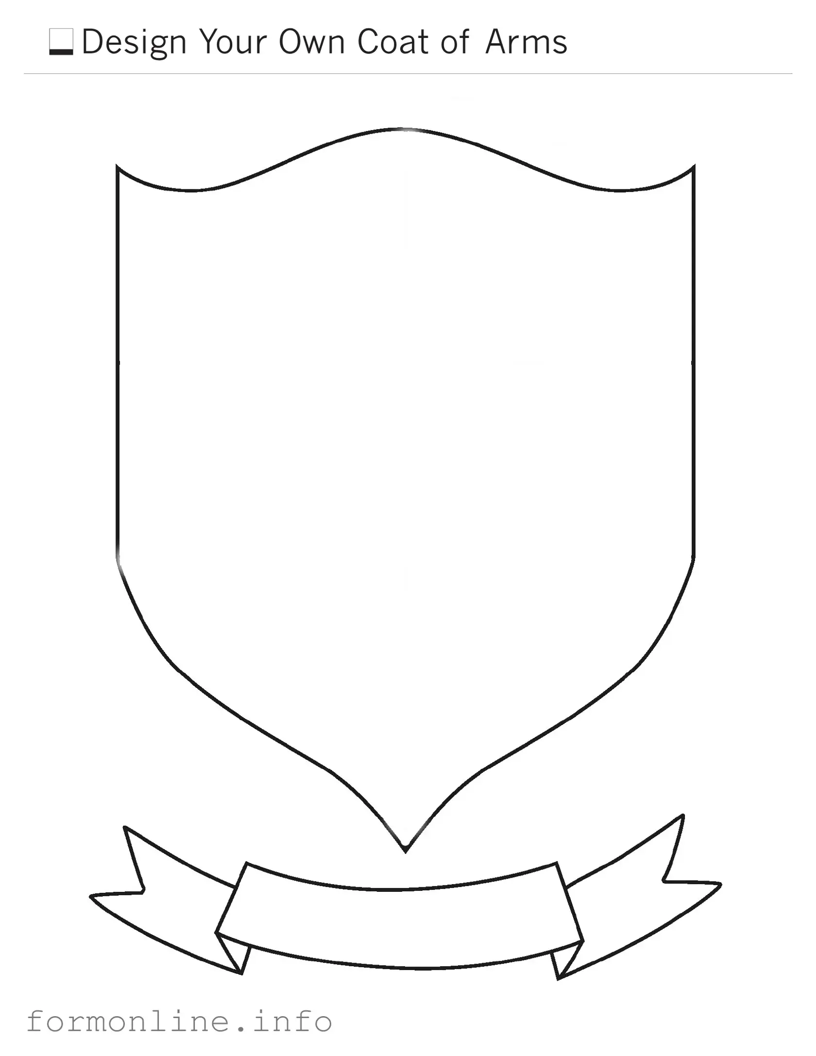 Fill Out a Valid Coat Of Arms Form