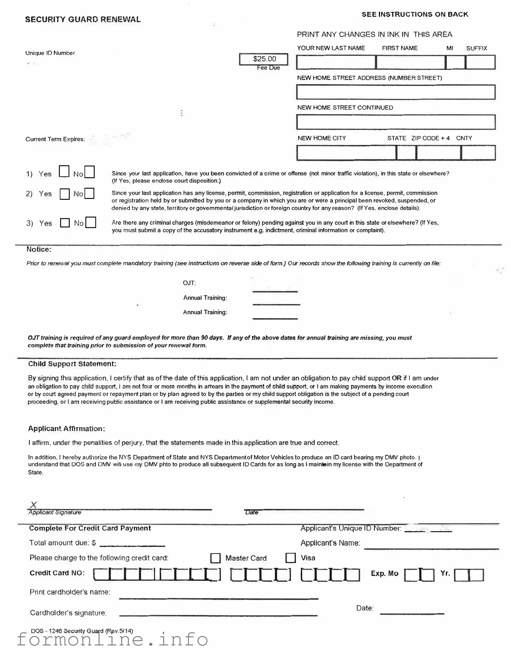 Fill Out a Valid Dos 1246 Form