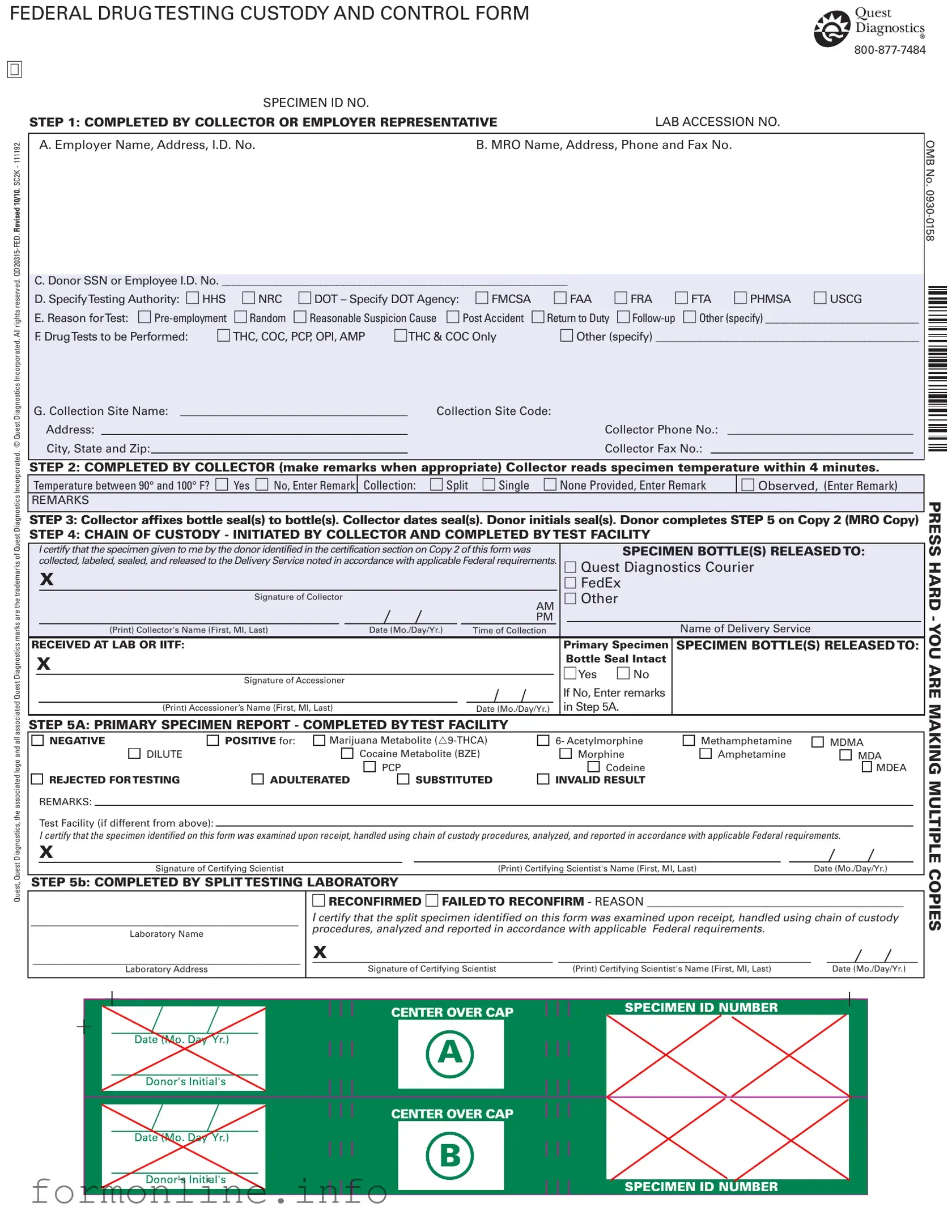 Fill Out a Valid Drug Screen Form