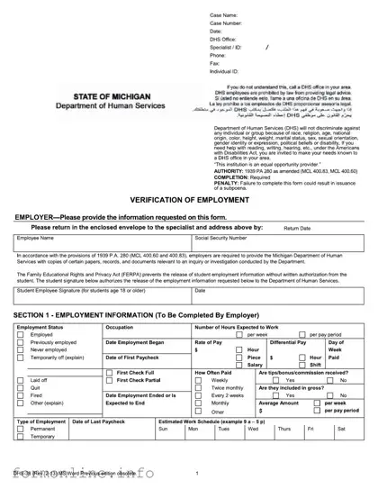 Fill Out a Valid Dhs 38 Form