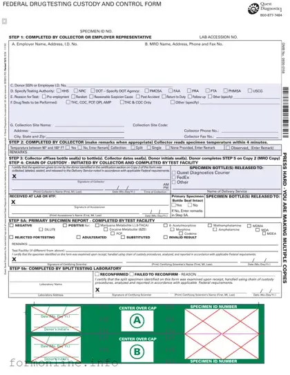Fill Out a Valid Drug Screen Form