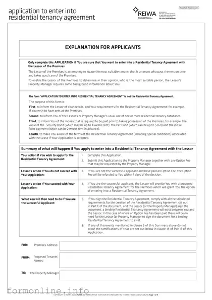 Fill Out a Valid Reiwa Tenancy Application Form
