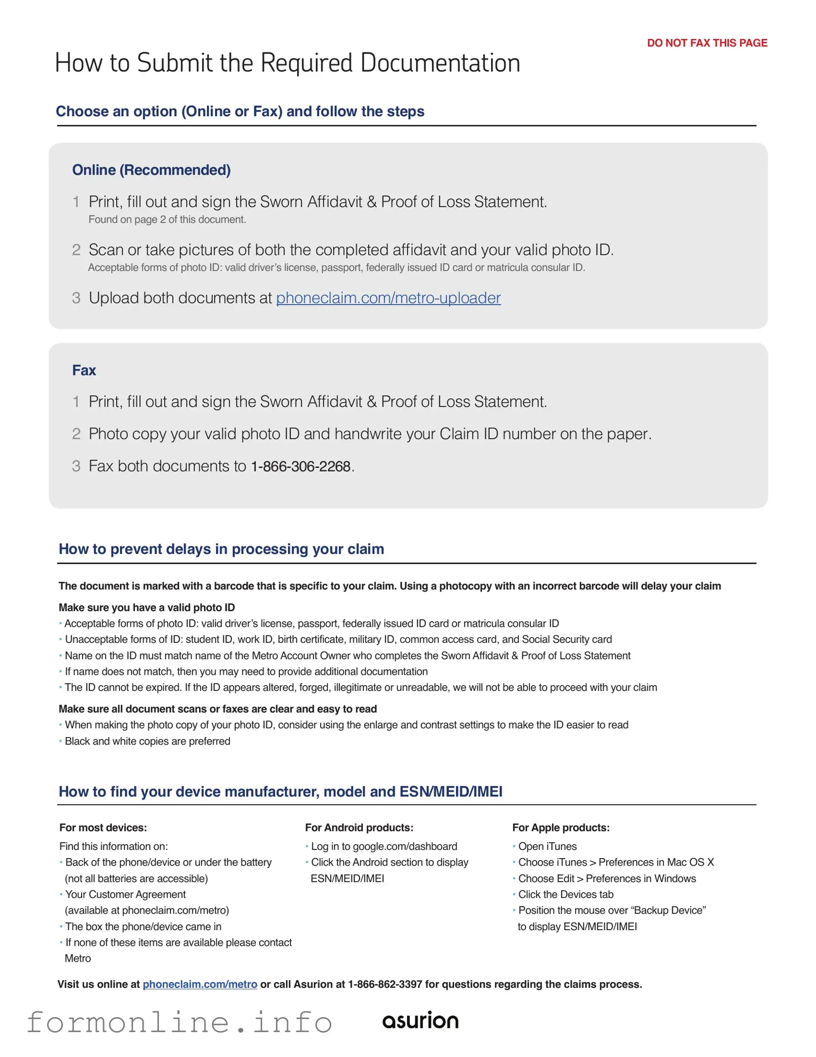 Fill Out a Valid Asurion F-017-08 MEN Form